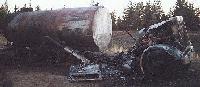 scorched truck