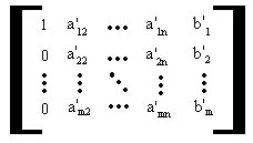 example of a matrix in echlon form
