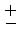 plus/minus