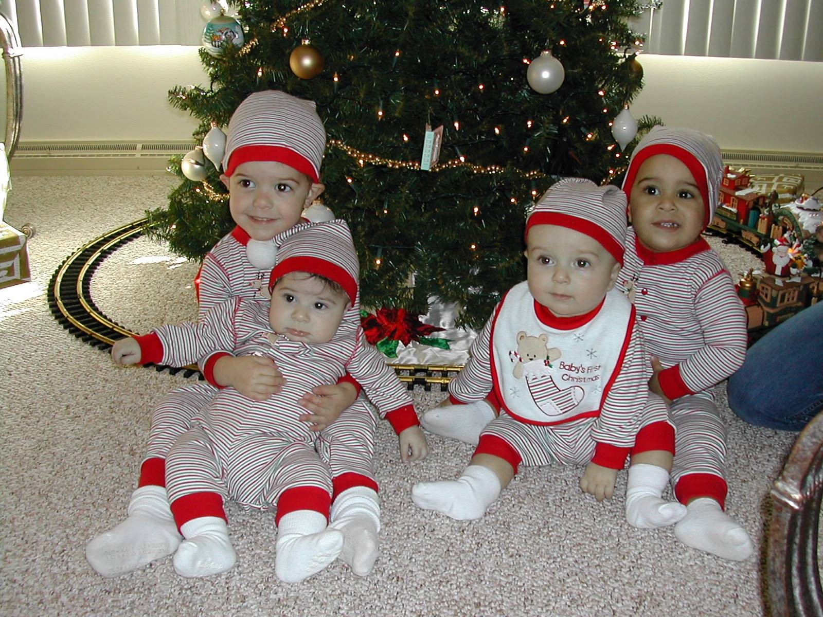 Cousins on Christmas Day