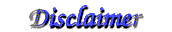 Disclaimer