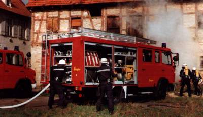L&ouml;schgruppenfahrzeug 8/6 im Einsatz