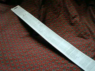 The back of the packaging has invaluable information on opening various automobiles