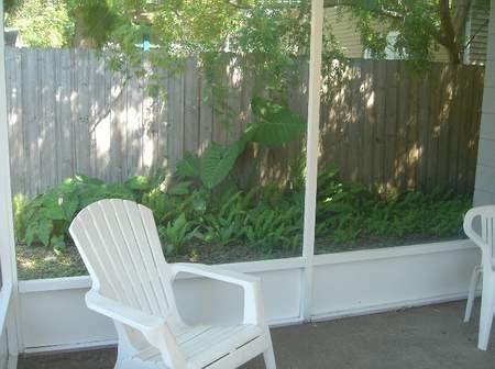 patio - inside view