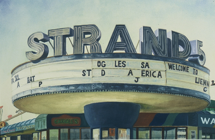 The Strand, Water Color on Paper