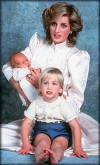 picture: Princess Diana with Princes William and Harry