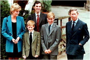 picture: Princess Diana and Prince Charles with Princes William and Harry at Eaton