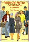 American Family of the 1940s : Paper Dolls 