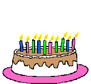 10 candles on a birthday cake