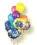 Happy Bday balloons