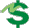 green dollar sign