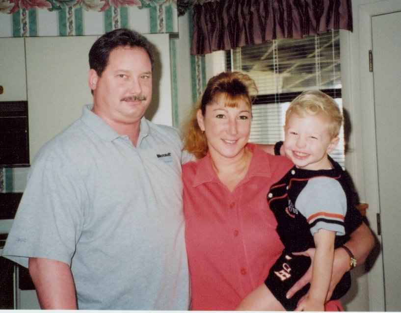 Mom Dad and Adam