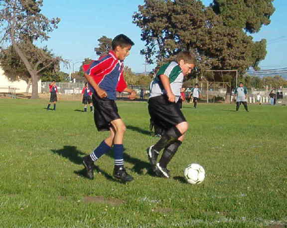 Matthew with some fancy footwork