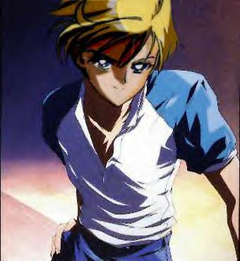 Haruka in Gundam Wing clothes...AGAIN!