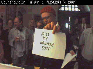 Russ tells Tom to "Kiss My Wrinkly&nbsp; Butt"