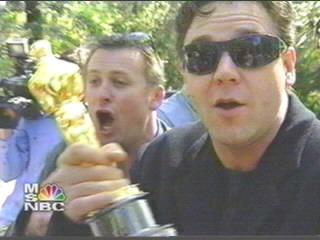 "OH, look what we have here! Why...I just HAPPEN to have an Oscar RIGHT HERE! What a surprise!"