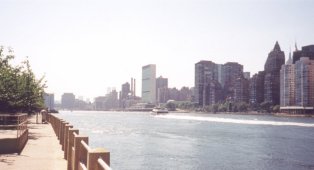 Looking South towards, yes, the Manhattan skyline