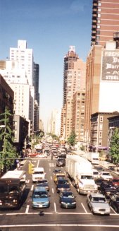 Second Avenue as seen from the aerial tramway