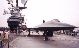 SR-71 Blackbird - the only one open to the public in the world!  (In New York anyway)