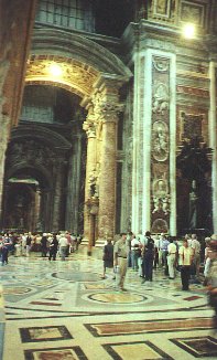 Inside the Basilica