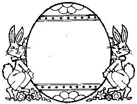 Clipart Sammlung Ostern Ostereier Schwarz Weiss