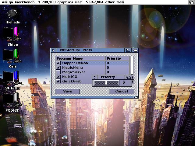 Figure 2:WBStartup+ Prefs