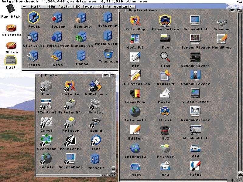 Figure 1: OS 3.5 Preview Icons and Visual Prefs