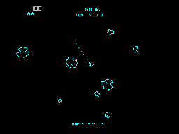 [Asteroids Deluxe screen]