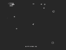[Asteroids screen]