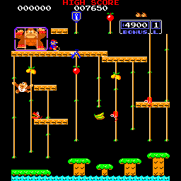 [Donkey Kong Jr. screen]