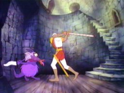 [Dragon's Lair screen]