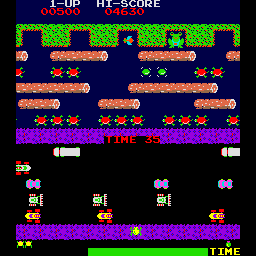 [Frogger screen]