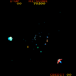 [Gyruss screen]