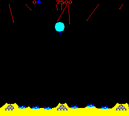 [Missile Command screen]