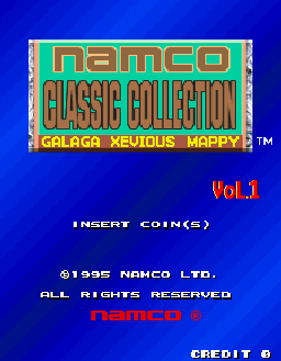 [Namco Classics 1 screen]
