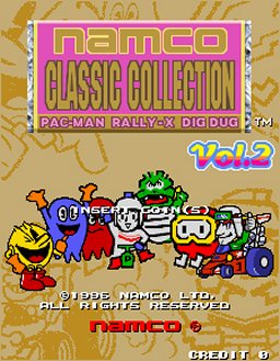 [Namco Classics 2 screen]