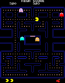 [Pacman screen]