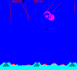 [Super Missile Attack screen]