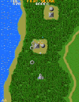 [Xevious screen]