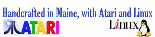 Handcrafted in Maine, with Atari & Linux