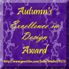 Autumn's Excellence in Design Award