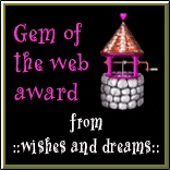 Melissa's Gem of the Web Award