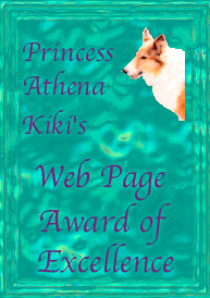 Kiki's Award of Excellence