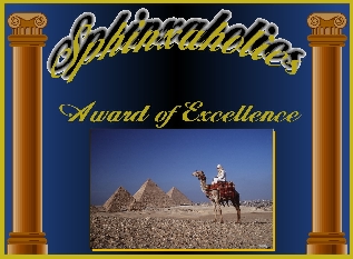 Sphinxaholic Award of Excellence