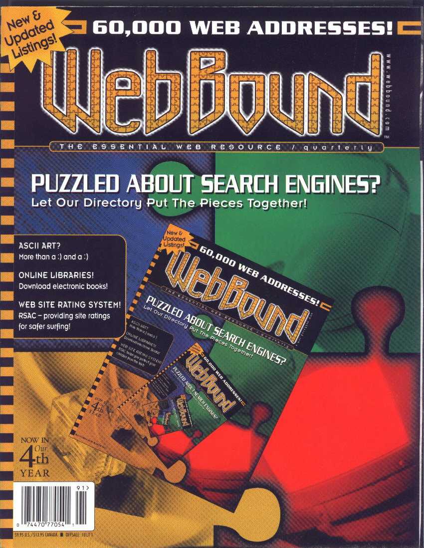WebBound -The Essential Web Resource/Quarterly  April-June 1999