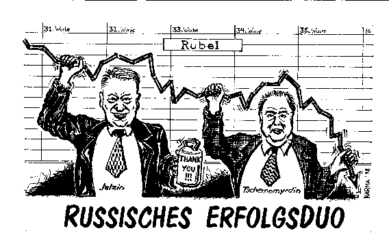 Yeltsin's & Tchernomyrdin's succesfull policy (12803 Byte)