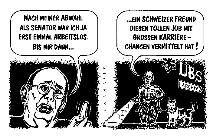 Ex-Senator D'Amato's new job (19047 Byte)