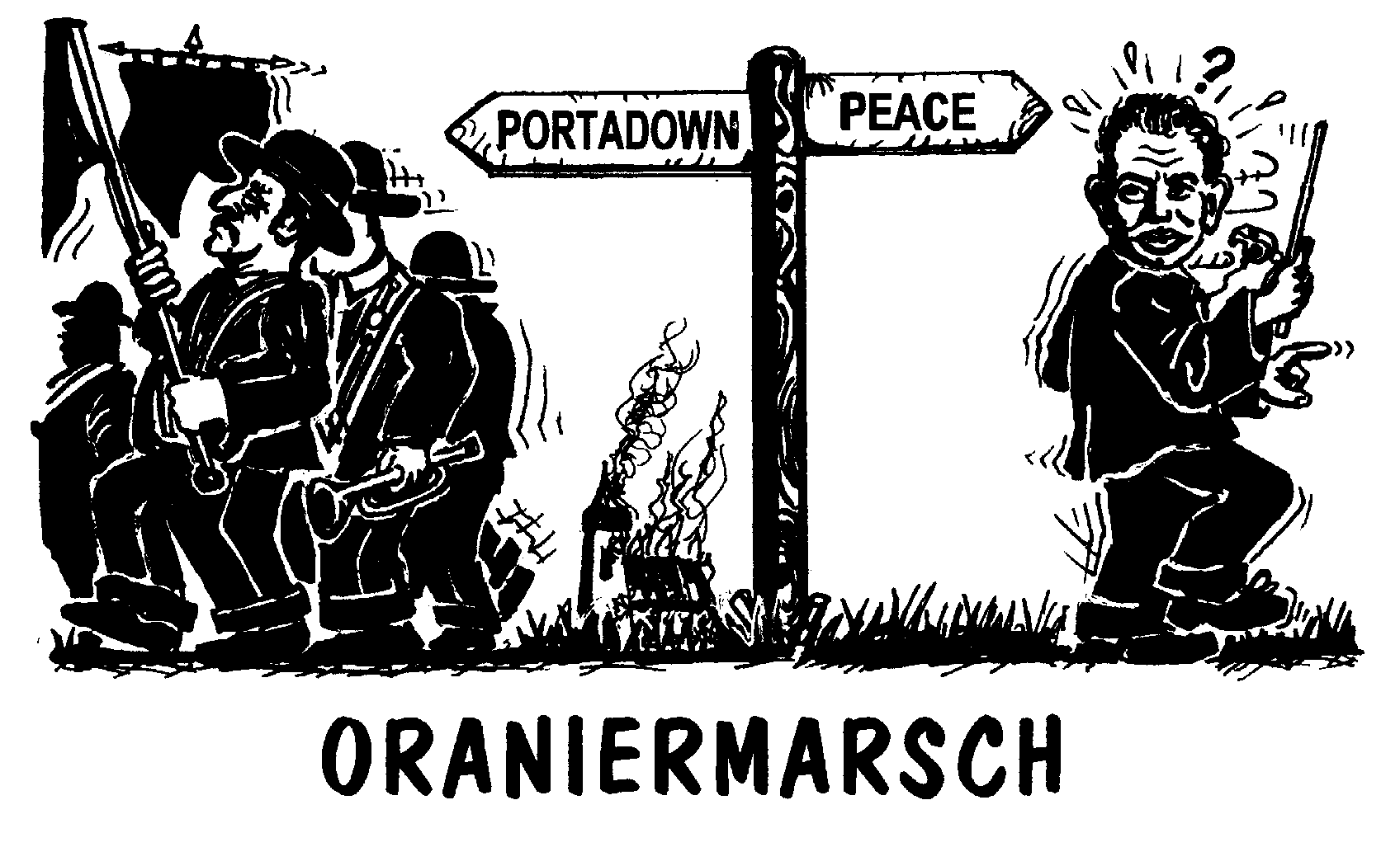 Falsche Marschroute in Nordirland, Karma, 11. Juli 1998