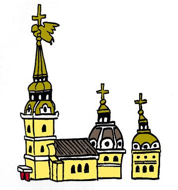 The Cathedral of Peter and Paul, St. Petersburg, Russia