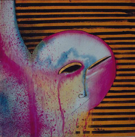 1983 ink and watercolour on paper